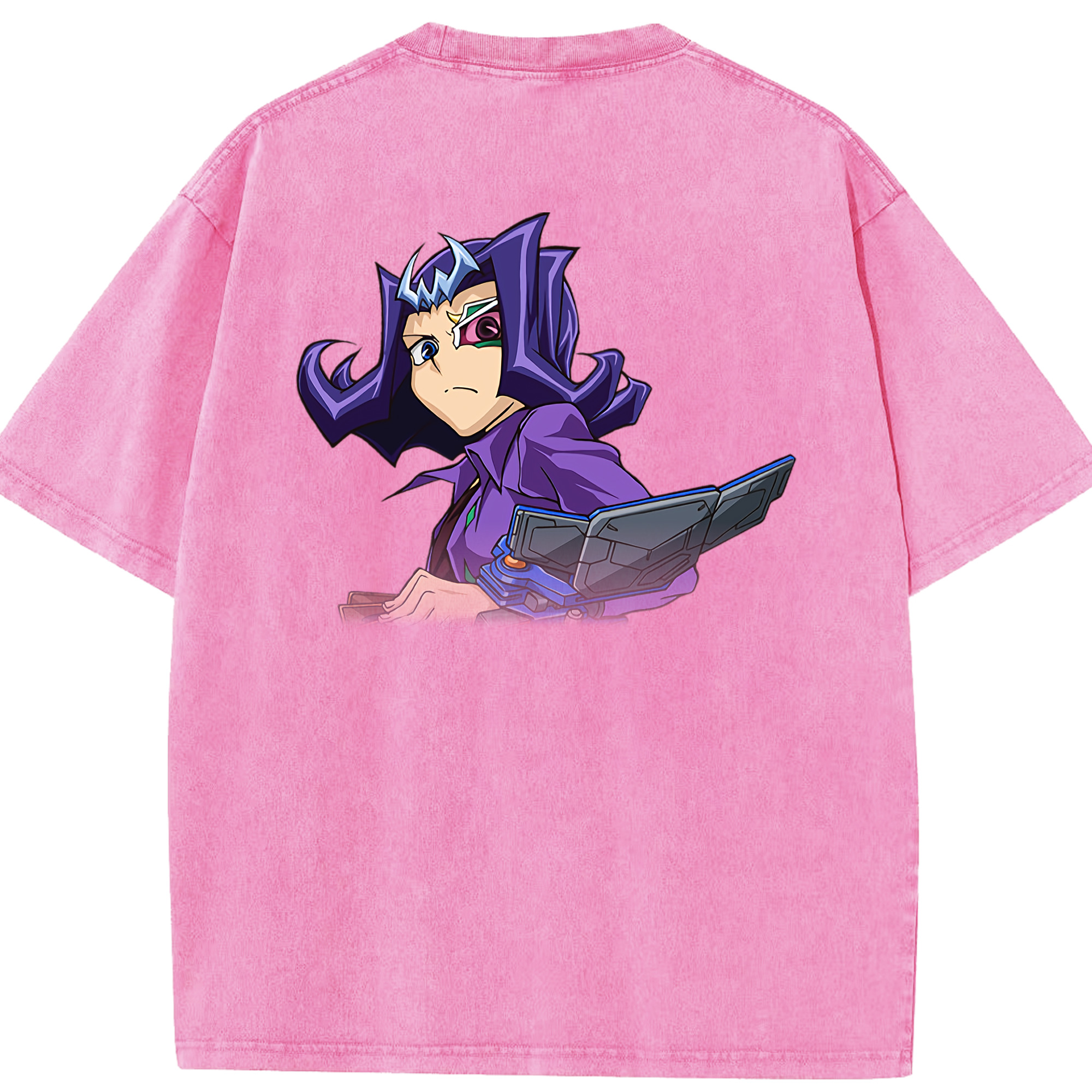 （画像用） 遊☆戯☆王 Yu-Gi-Oh! 綿100% ヴィンテージ風 半袖Tシャツ（背面プリント）